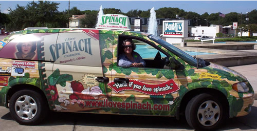 Spinach Mobile at TV station