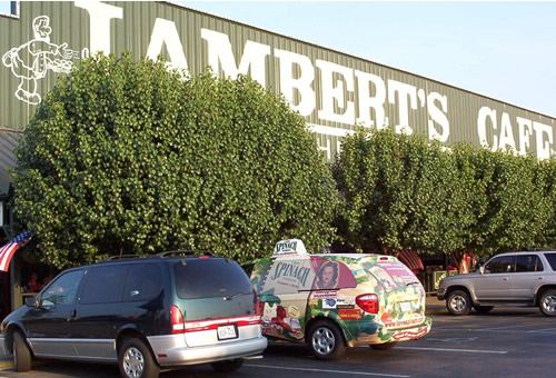 Spinach Mobile at Lambert's Cafe