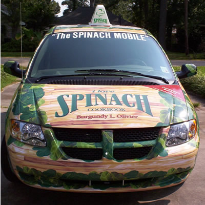 Front view Spinach Mobile